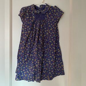 Polo Ralph Lauren Girls Floral Smocked Cotton Dress 4T